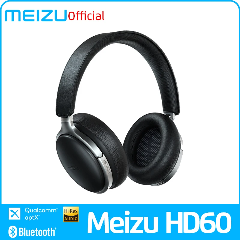 Оригинал Meizu HD60 AptX Bluetooth 5 0 наушники Беспроводная гарнитура Супер HiFi глубокий бас