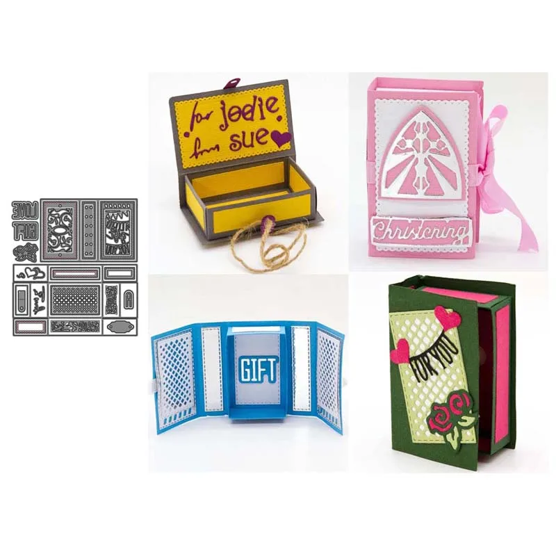 Подарочная коробка металлические Вырубные штампы штампованные формы для