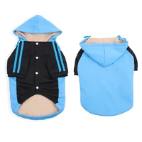 cat dog hooded coat fleece jacket soft pet clothes for small medium dogs cats chihuahua pullovers comfortable breathable clothes
