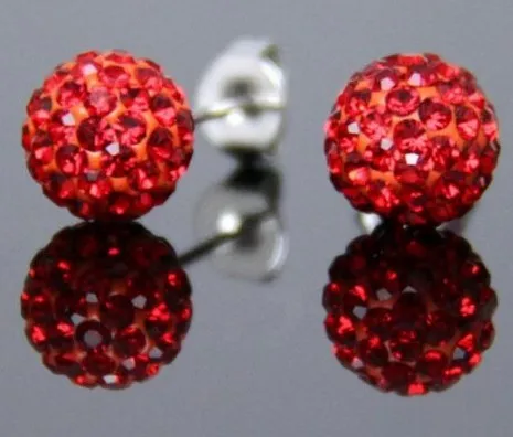 Самая низкая цена! 10 мм глина красный кристалл микро проложить диско шар