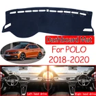 Нескользящий коврик для Volkswagen VW POLO MK6 2018 2019 2020, накладка на приборную панель, Солнцезащитный коврик, защитный ковер, Аксессуары для автомобилей