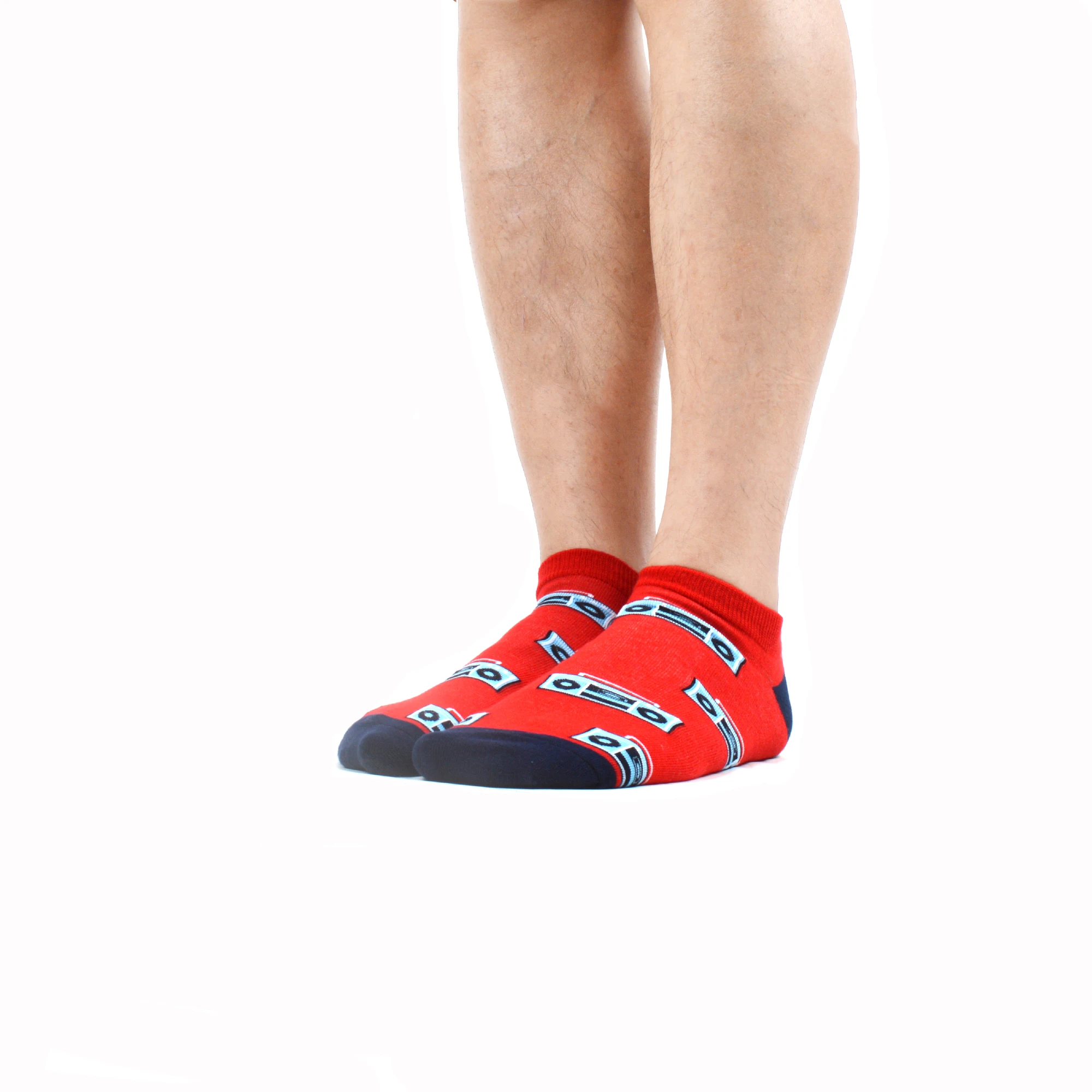 Мужские летние носки SANZETTI 8 пар дышащих Хлопковых Носков с рисунком камеры и