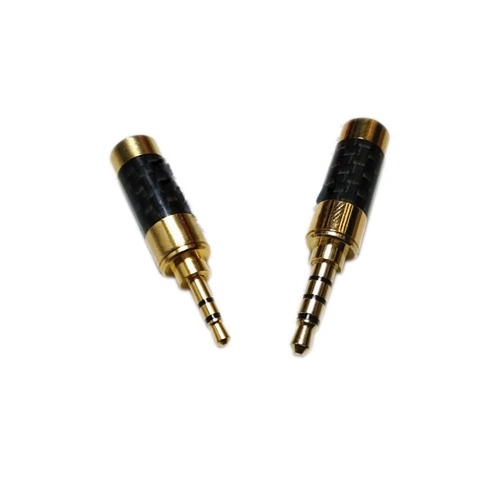 2PC 3.5mm Jack Connector Speaker Gold Plated Headphone Plug AUX Audio 3 Pole stereo Earphone Adapter | Электроника