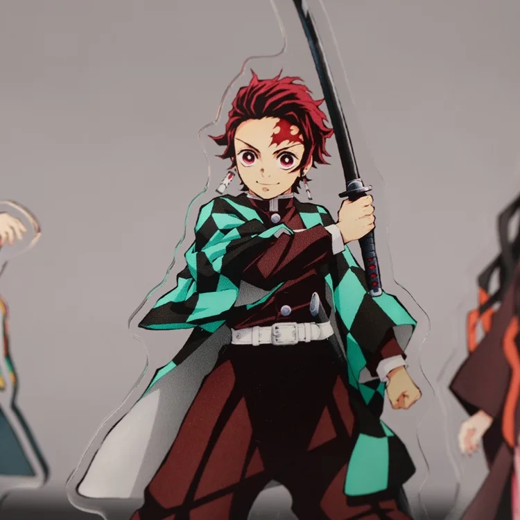 Demon Slayer косплей реквизит Настольный Декор Kimetsu no Yaiba Kamado Tanjirou Kamado Nezuko фигурка модель акриловая подставка подарок