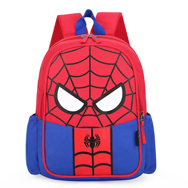 Школьный портфель Disney «Человек-паук», милый рюкзак для мальчиков с щипцами для младенцев 3-6 лет, сумка для детского сада