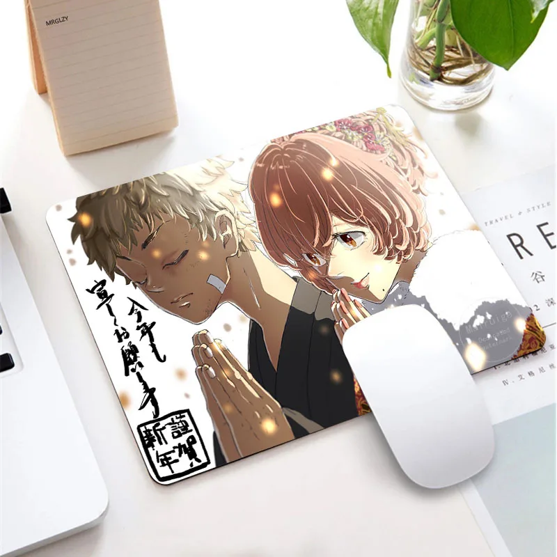 Tokyo Revengers Mikey Anime Small Mouse Pad Manjiro Sano Keyboard Desk Mat Gaming Accessories Desktop MousePads Gamer for LOL