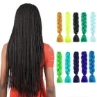 Парики африканские черные грязные косы парик выделяющий Цвет Градиент наращивание волос