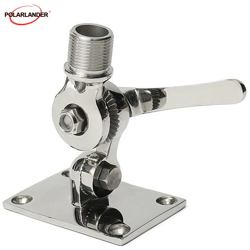 

Dual Axis Adjustable Mount Yacht Antenna Base Mount Rustproof Aerial Marine Hardware Aerial Marine 316 Steel Antenna Stainless