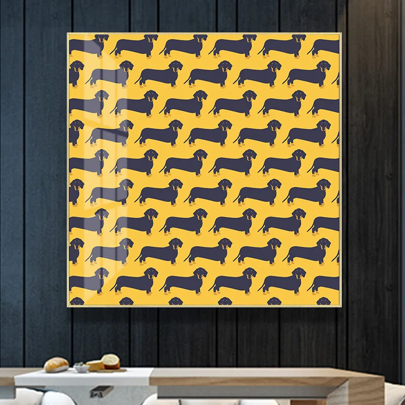 

Vintage Dachshund Dog Wall Art Canvas Posters And Prints Living Room Bedroom Pictures For Home Design Indie Aesthetic Decoration