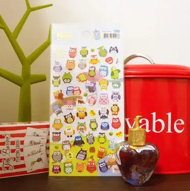 1 шт./лот стильная бумажная наклейка в виде жирафа и Совы декоративная этикетка