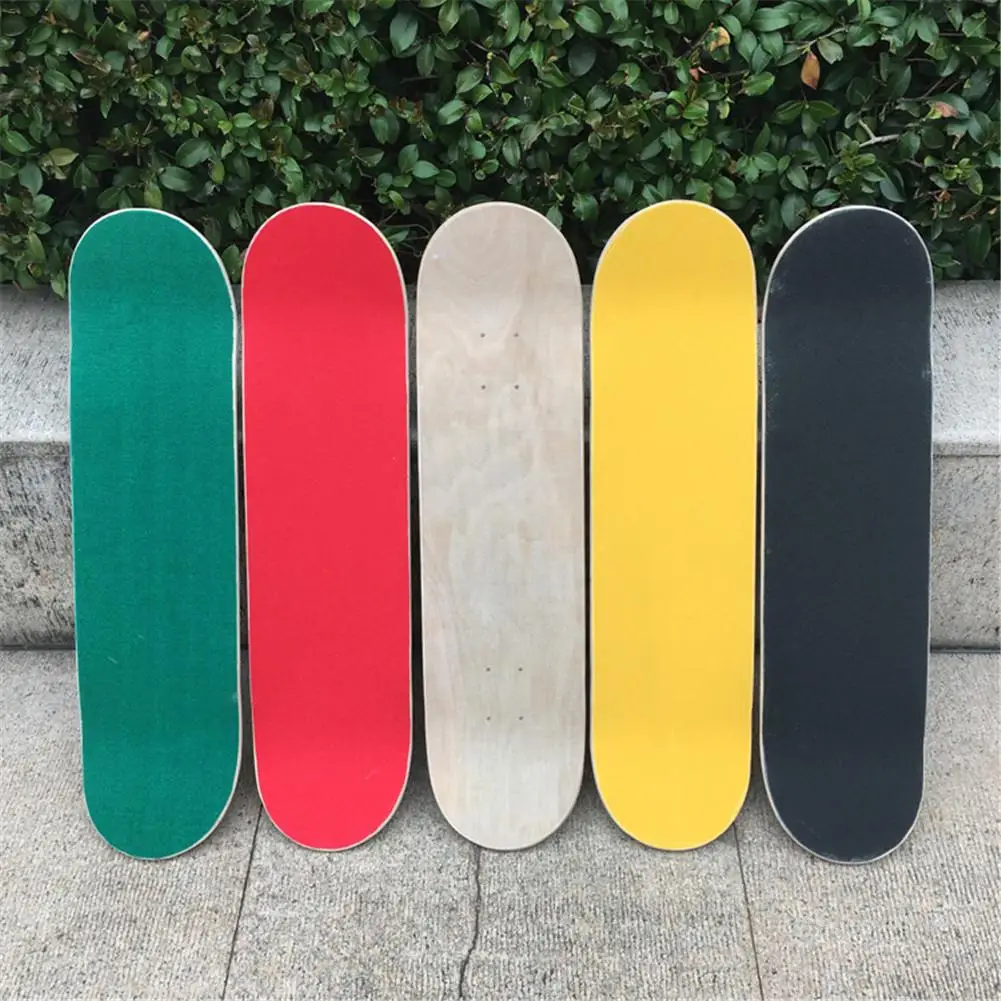 

84*23cm Skateboard 4 Wheel Sandpaper Griptape Wear-Resistant Thickening Large Deck Sandpaper Griptape For Skateboarding