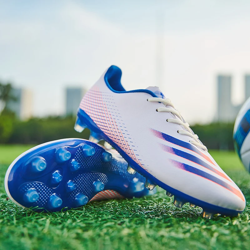 

Лидер продаж 2022, высокие футбольные бутсы с шипами, обувь для футбола с длинными шипами, уличные тренировочные бутсы для мужчин и женщин, Муж...