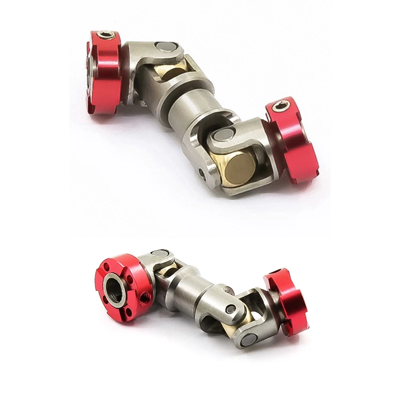 

2X радиоуправляемая модель металлическая Фланцевая головка трансмиссионный вал CVD для 1/14 Tamiya 1/10 RC автомобиль SCX10 D90 RC4WD осевой (45-50 мм и 55-68 мм)