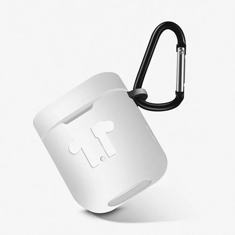 Мягкий силиконовый чехол для наушников защитный беспроводных Bluetooth кожаный