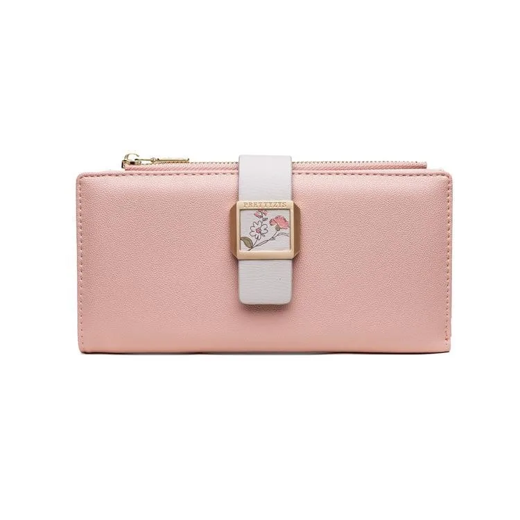 

Flower Wallet Women 2021 fashion Lady Purse Long Pu Leather Female Wallet Phone Clutch Brand Designer Girl Purse Coin Pocket