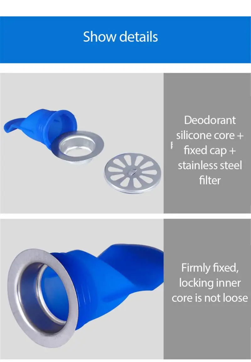 Kitchen Appliances Sink Drain Deodorant Filter Bathroom Deodorizer Sink Drain Strainer Bathroom Deodorizer Cocina Accesorio
