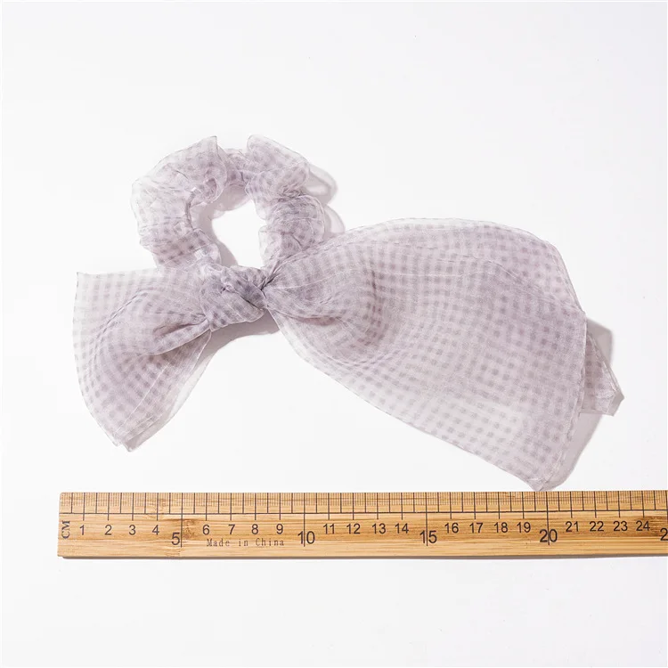 Новинка 2020 брендовые узорные ножницы дизайн банты для волос резинки женщин милый