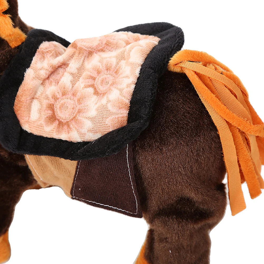 10 дюймов Электрическая плюшевая Поющая ходящая лошадь конский хвост имитация