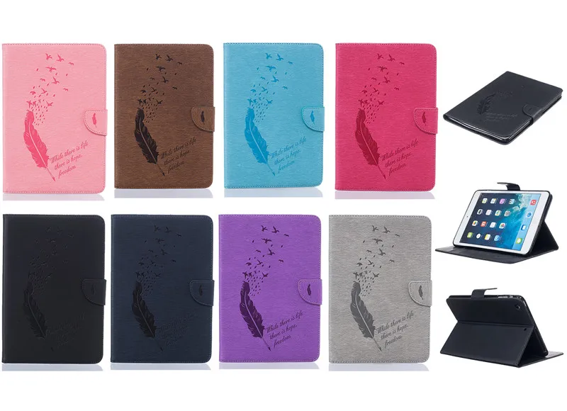 Для IPad Mini Чехол-книжка с подставкой из искусственной кожи чехол для Apple IPad MIni 1 Mini 2 Mini 3 защитный чехол для планшета с отделением для карт