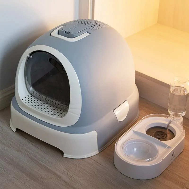 

M8 Cat Litter Basin, Anti-splash, Extra-large Toilet, Odor-proof and Deodorizing Integrated Product Pets