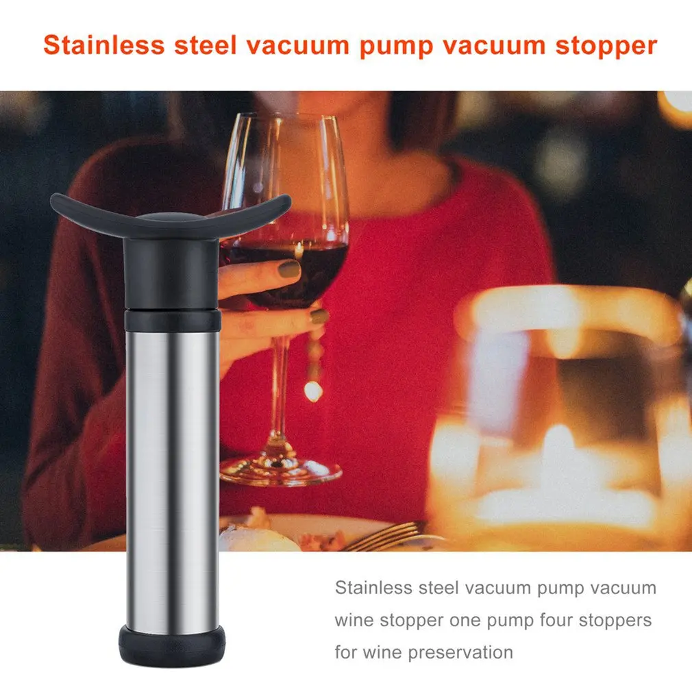 2021 вакуумный насос для экономии вина с 5 шт. вакуумных заглушек бутылок из