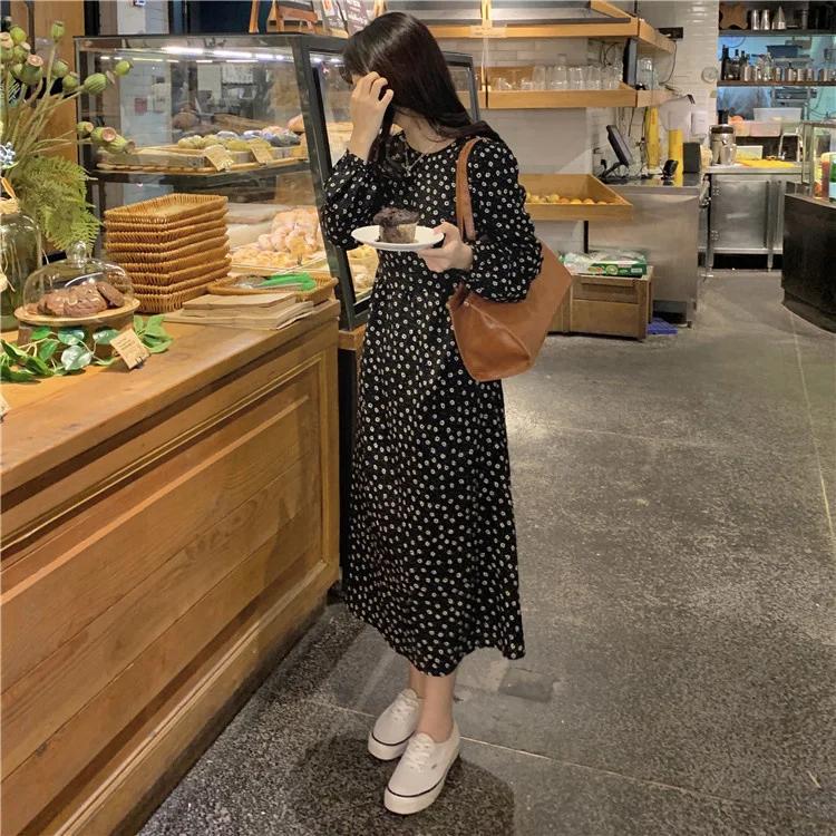 

Little Daisy Floral Sexy Summer Party Long Maxi Beach Office Boho Casual Dress Elegant Clothes Vintage Ladies Dresses Korean