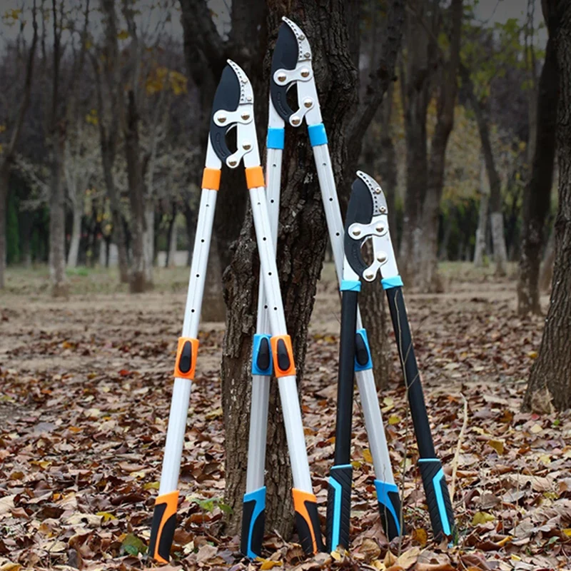 

New Garden Pruning Scissors High Branch Pruning Tool with Long Reach Aluminum Handle For Fruit Picker Pruner Garden Tools