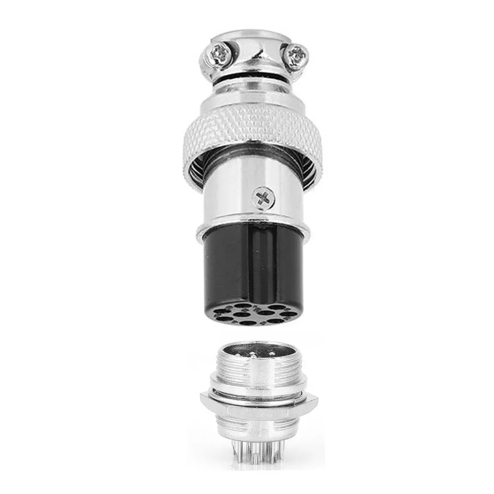 

5 Pair Aviation Plug Connector 9Pin Male Female Panel Wire Connector 16mm GX16-9 High Quality Accessories