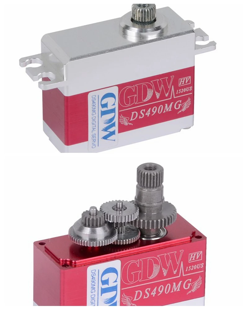 Цифровой сервопривод GDW DS490MG для вертолета 500 RC Swashplate 450 хвостовой замок похожий на