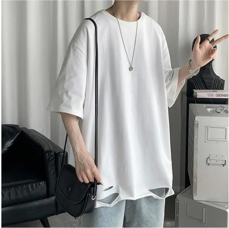 

2021 Summer New Summer T-Shirt Men Casual O-neck Streetwear Men's T-shirts Cotton T-Shirt