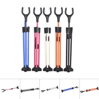 1pcs portable bow stand archery recurve bow stand foldable universal carbon fiber bow stands traditional archery accessories