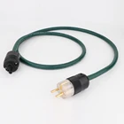 HI-END Preffair AC Мощность кабель с позолоченными ЕССША Мощность Plug  Firgure 8 C7 силовой кабель с разъемом IEC Мощность шнур