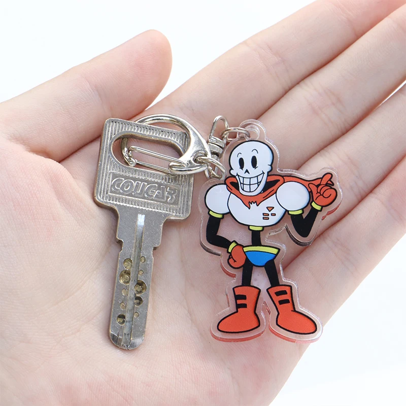Двусторонний акриловый брелок для косплея SIAN Cosplay Undertale Sans забавный в форме
