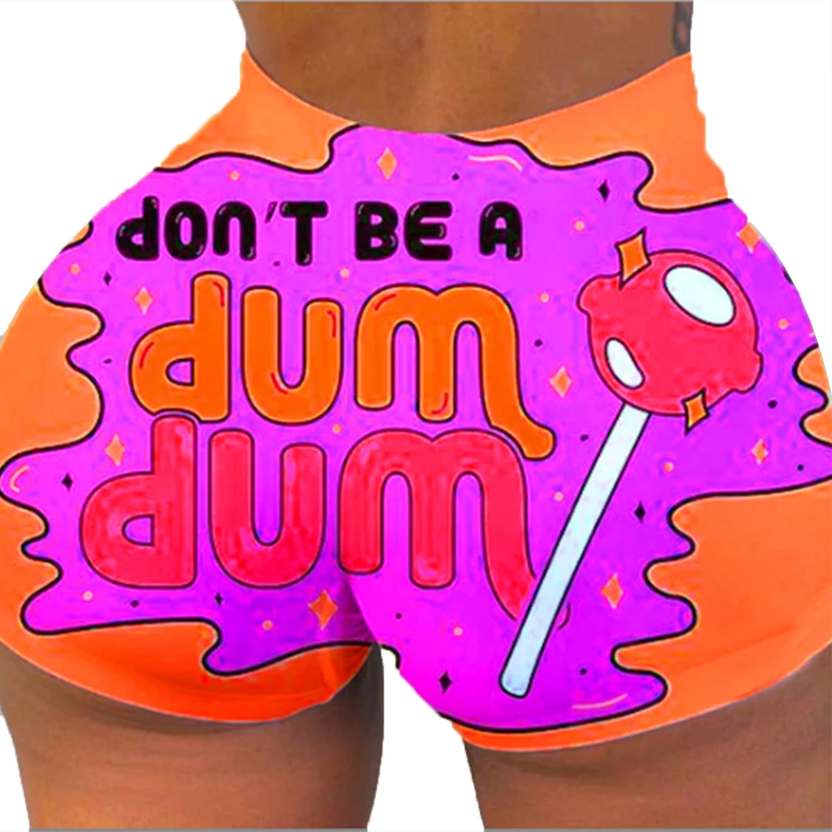 

Шорты женские облегающие с принтом, с высокой талией, 7 цветов, 2020