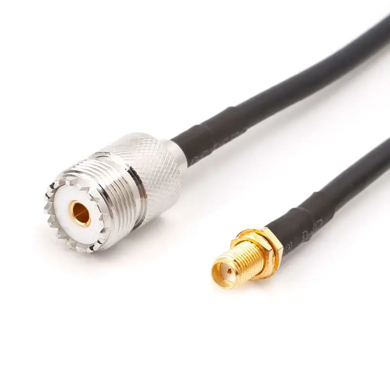 Гнездо SMA в УВЧ SO239 PL259 гнездо RG58 отрезок кабель RF коаксиальные сборные кабели |