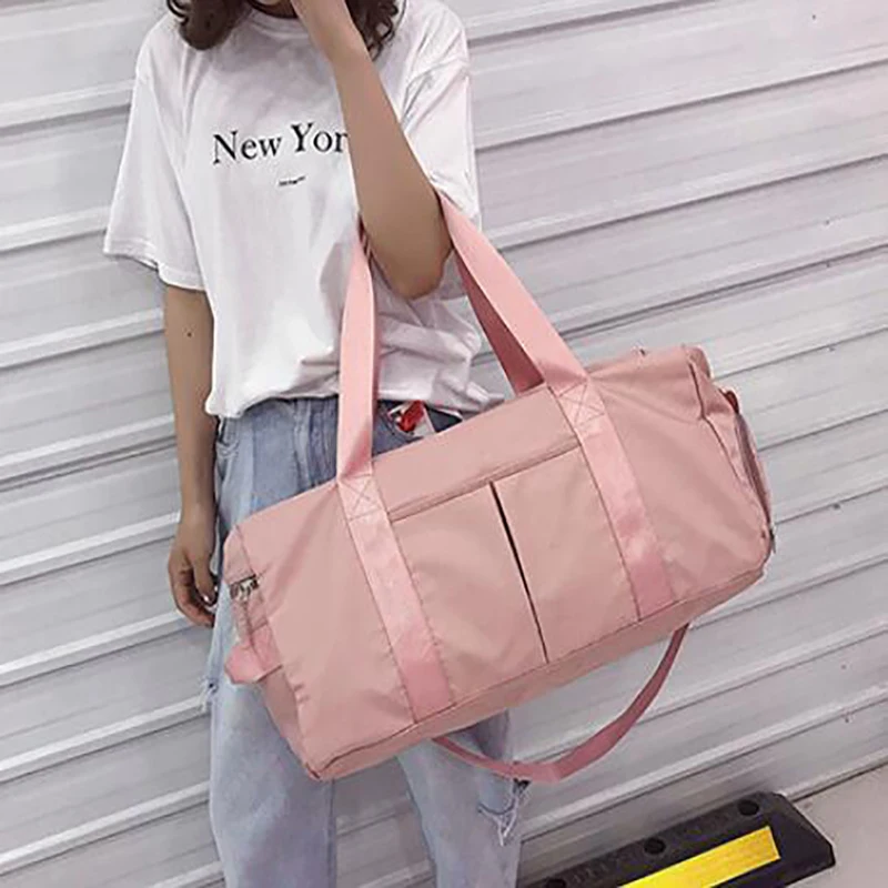 

Sports Gym Bags Women Training Fitness Travel Handbag Yoga Mat Sport Bag With Shoes Compartment New Outdoor Waterproof