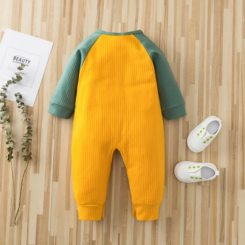 

Baby Boys Girls Romper Cotton Long Sleeve Letter Jumpsuit Infant Clothing Autumn Newborn Baby Clothes