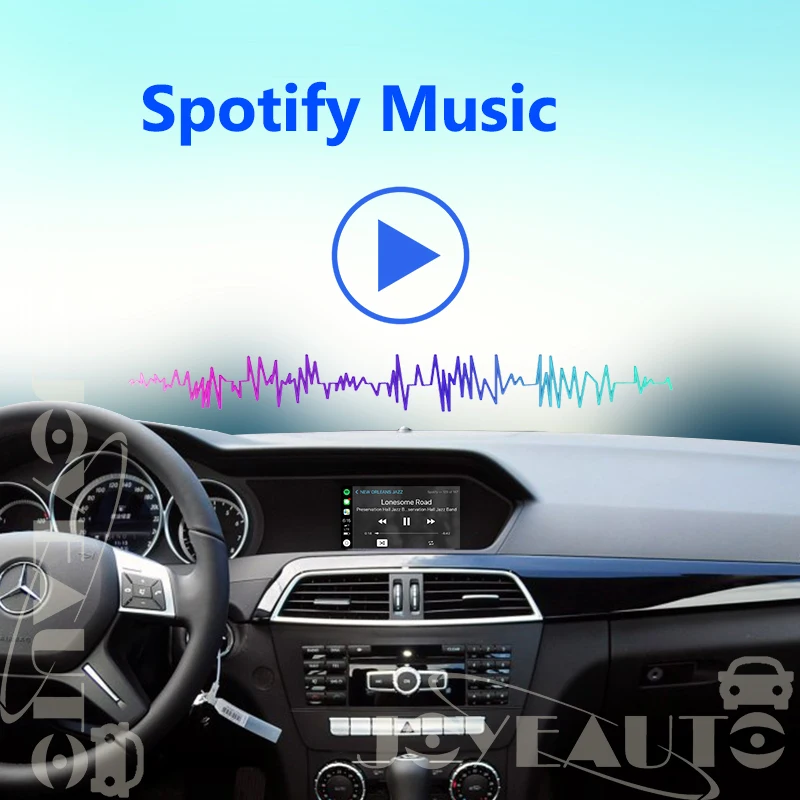 Joyeauto wifi беспроводной Apple Carplay Android авто зеркало A B C E G GL ML класс для Mercedes NTG4.5 4,7 автомобиль играть Airplay iOS 13