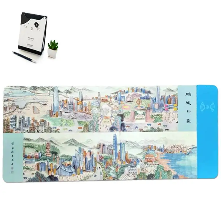 mouse pad Pengcheng impression Беспроводная зарядка 5 Вт электрическая Мышь pad/компьютер ноутбук Клавиатура pad для Apple Mackbook - Цвет: mouse pad