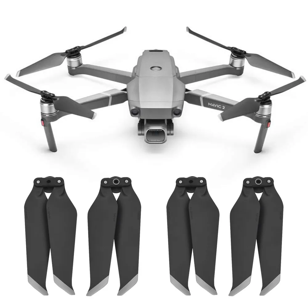 

2 Pairs 8743f Low-noise Quick-release Propellers Blades For Dji 2 Pro/zoom For Rc Helicopter Car Models Remote Control Toy