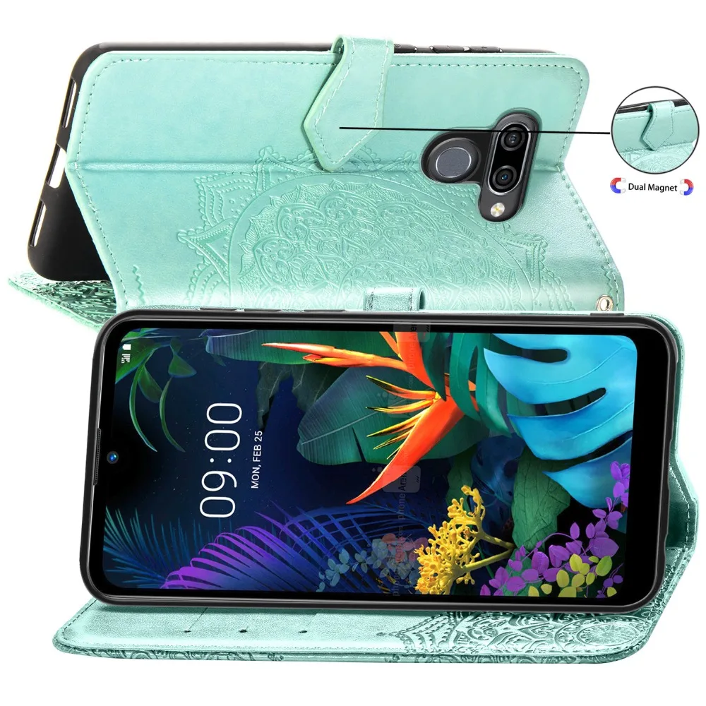 Роскошный чехол-книжка из искусственной кожи для LG LV3 LV5 LV7 K11 K30 K40 K50 Q60 LG Stylo 4 Stylo 5 Q Stylo