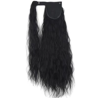 topreety heat resistant synthetic hair kinky curly wrap around ponytail hair extensions 4007
