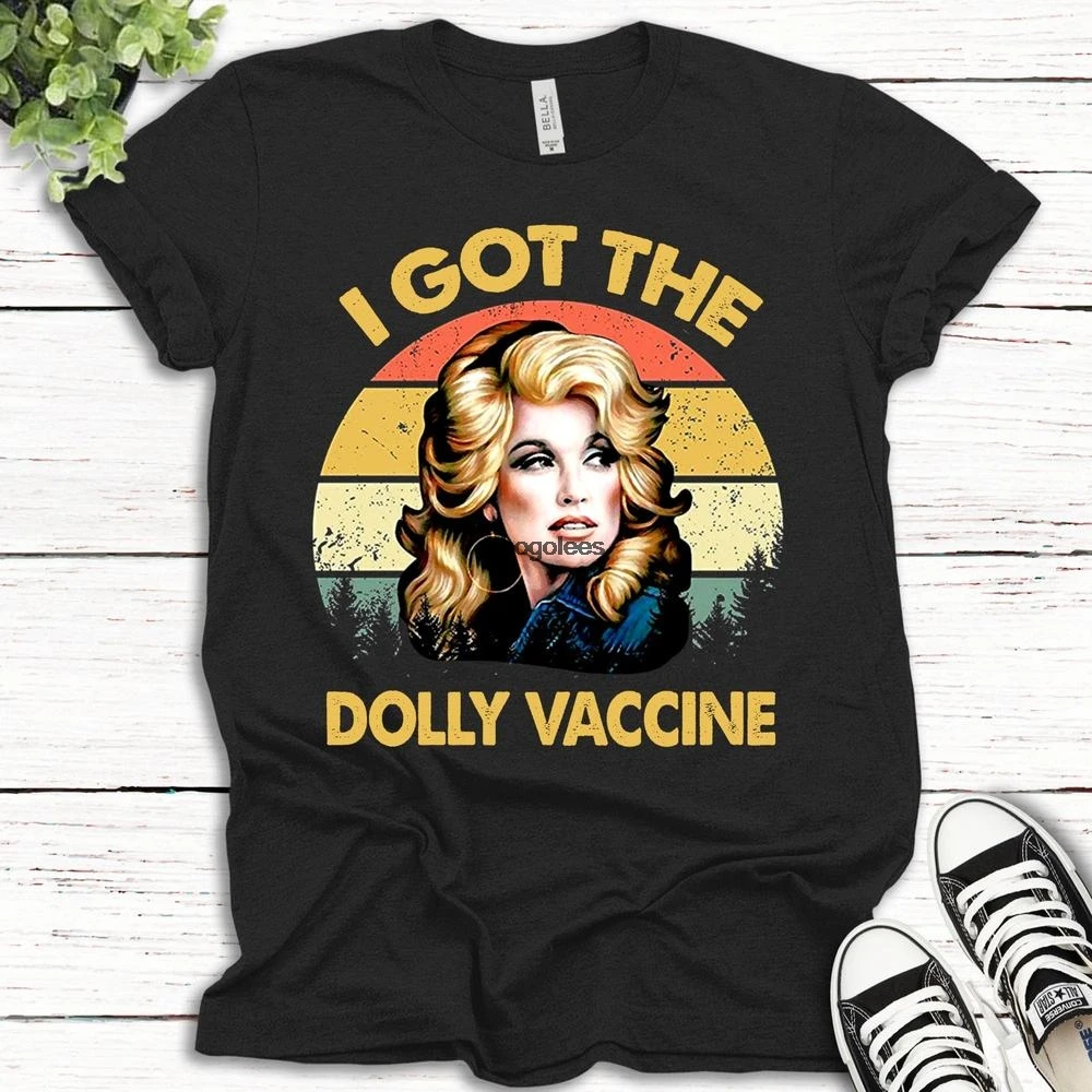 I Got the Dolly вакцина Parton рубашка Pro Bella Canva | Мужская одежда