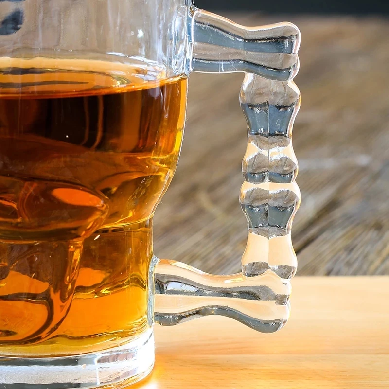 Креативная чашка с черепом лицом призрака голова черепа 500 мл большая пивная