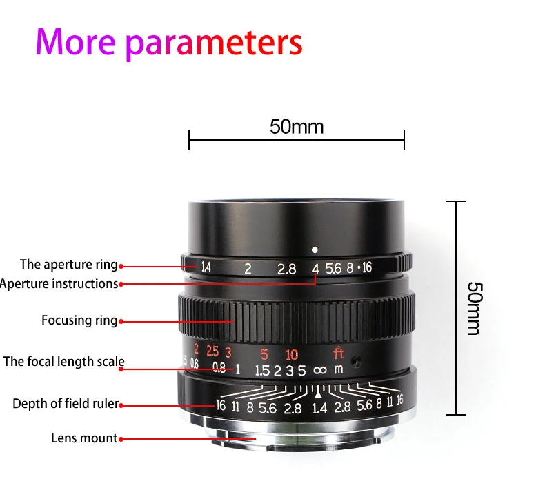 7 ремесленников 35 мм F1.4 полная Рамка для всех одиночных серий для SONY E-mount камер A7 A7II A7R A7RII A7m3 A7RM3 A7M3