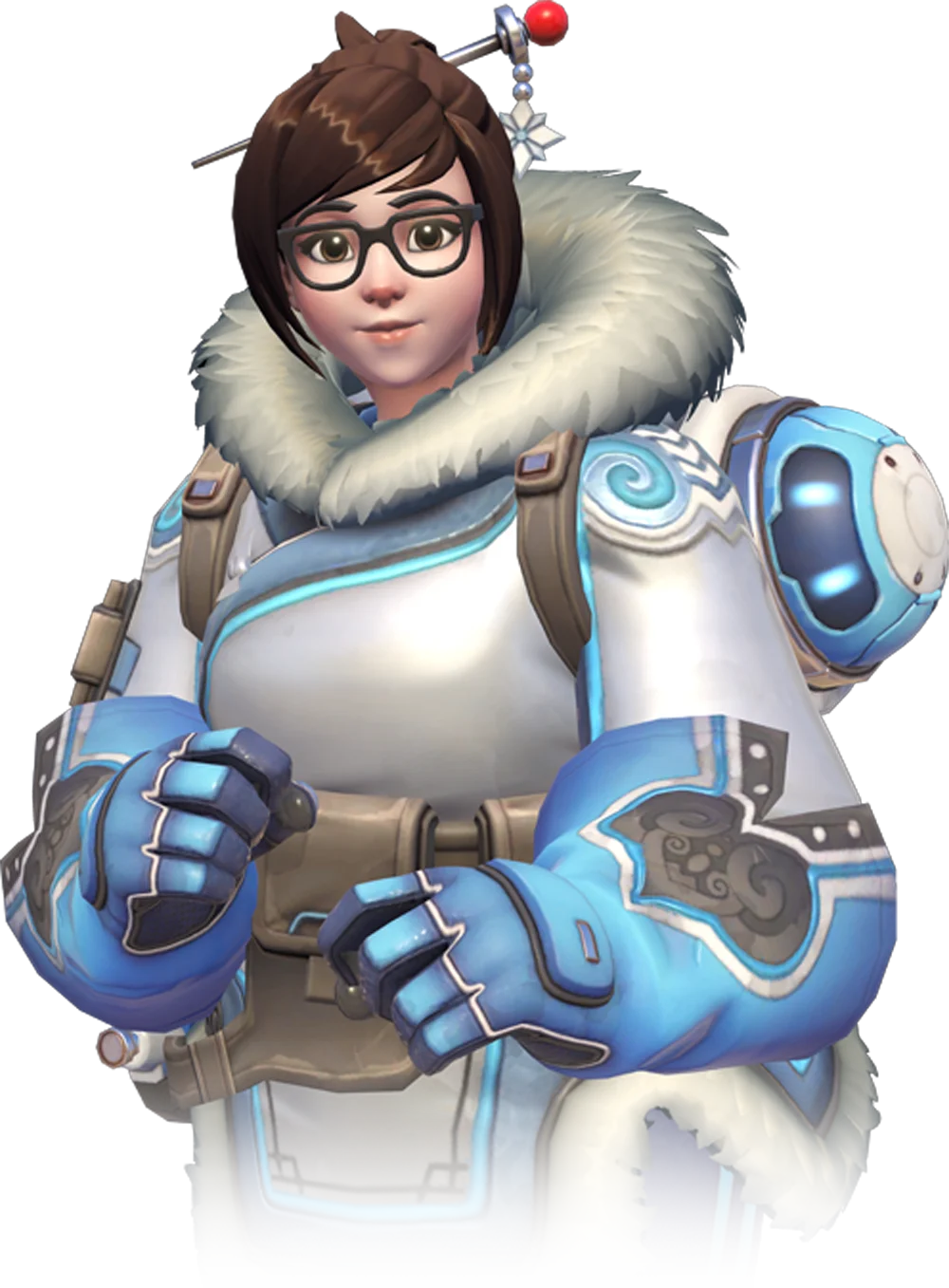 Заколка для волос COSTHEME Overwatch Mei Официальная Лицензия копия заколки 1:1 реквизит