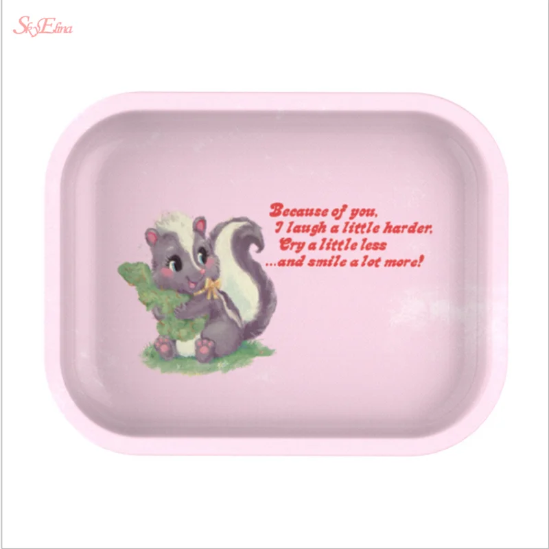 Металлический Лоток для табака и трав 18 х14 см | Дом сад