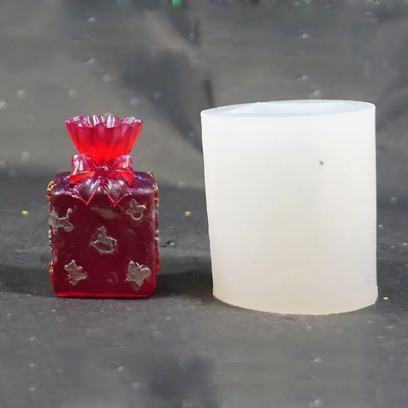 Эпоксидная смола лампы в форме свечи Силиконовые Формы Рождественский подарок