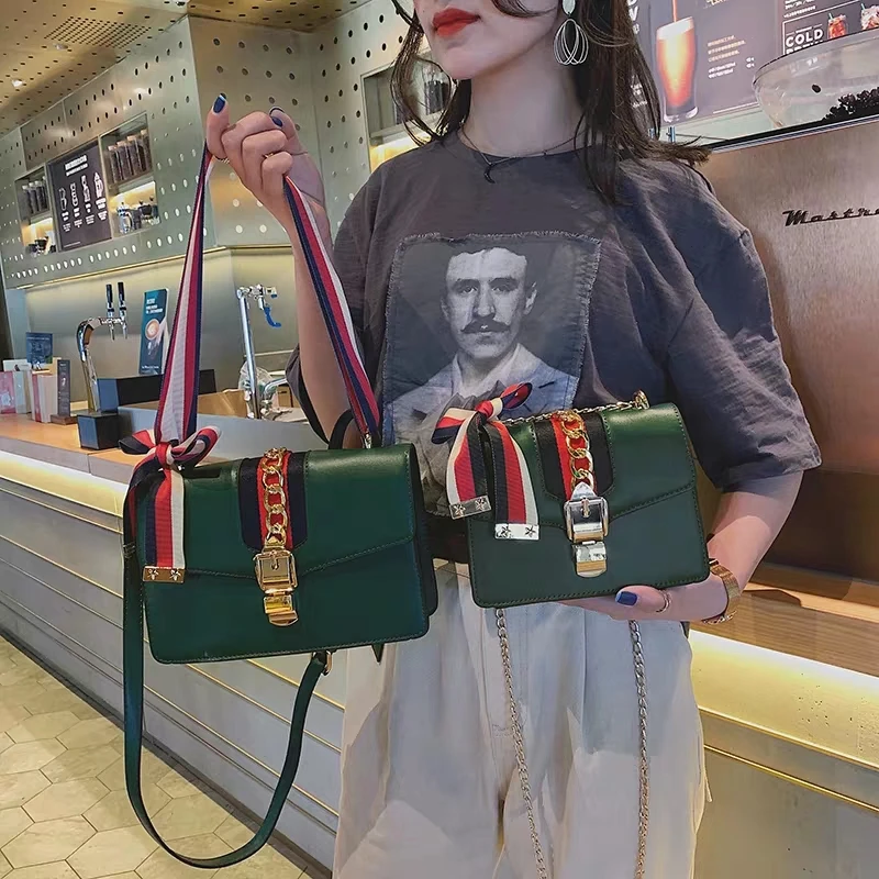 JUILE Новая женская модная декоративная сумка через плечо с лентами стильная