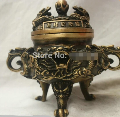 + Бесплатная доставка Китайская народная культура ручной работы медная